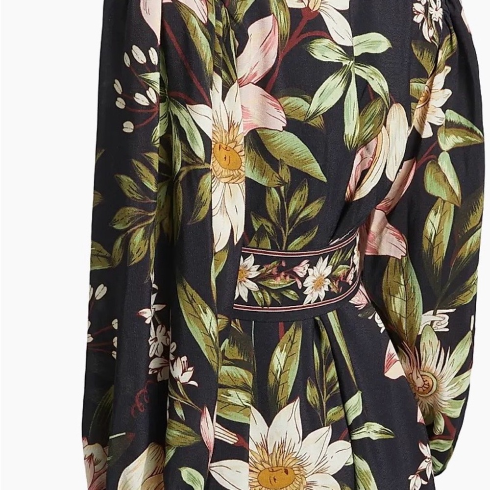 FARM Rio Surreal Flower Belted Minidress size M - Picture 3 of 6